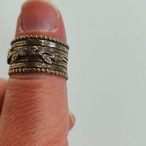 Sterling Silver Ring. Size 7. CZ stone